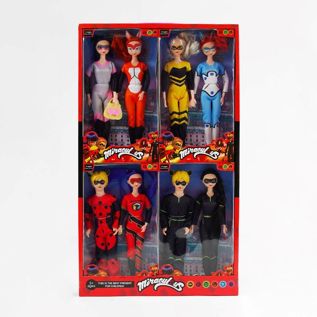 Лялька типу герої в масках 2 шт з аксесуарами 30 см мікс видів у коробці 32*18*8см 2274A Китай