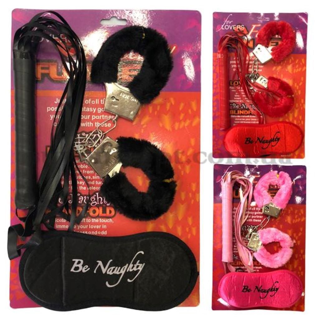 Наручники маска Sex батіг мікс кольорів на блістері 20*18 см PR1200 Китай