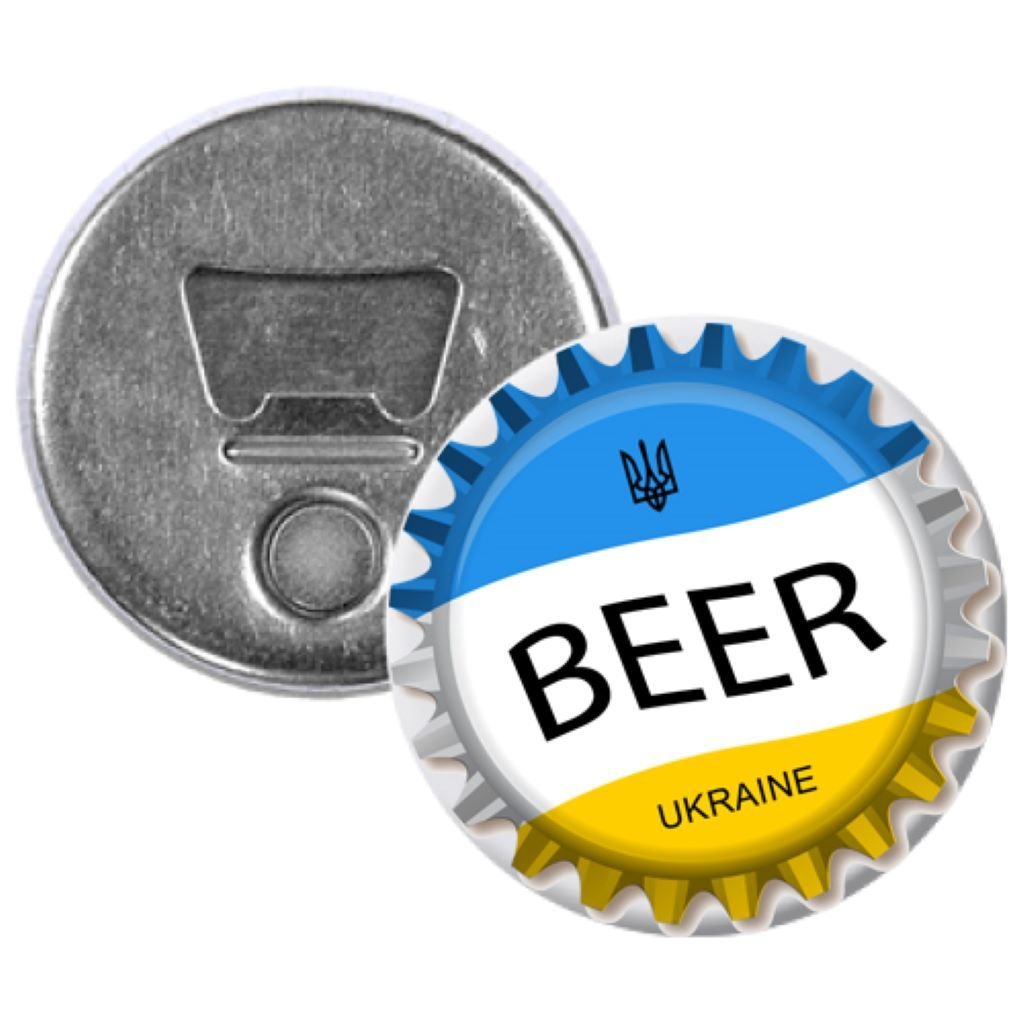 Магніт відкривачка Україна beer 5,8см UKR176 Китай