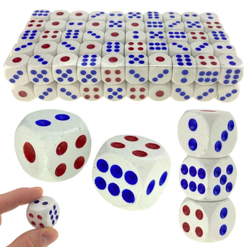 Кубики кості 2*2 см по шт IGR33 Китай