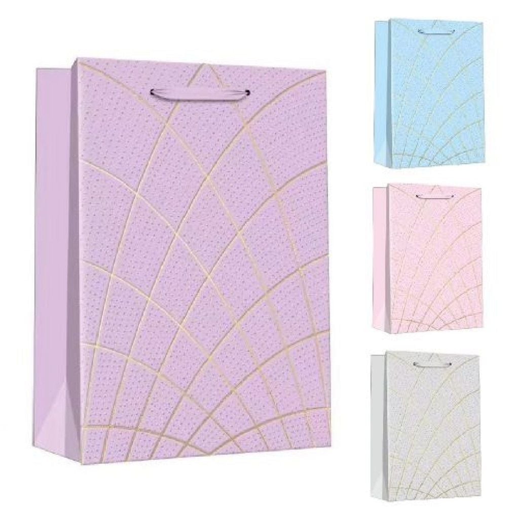 Пакет подарунковий 44*31*12см 4 кольори з золотом паперовий вертикальний BL-2056L-1 Китай