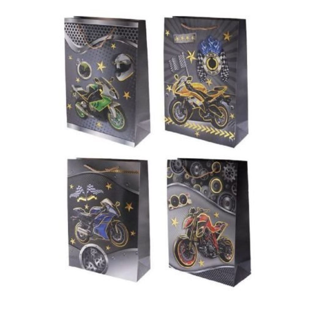 Пакет 18*23*10см подарунковий вертикальний Мото QZHZD-622C-1 Китай