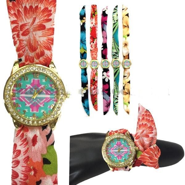 Годинник наручний жіночий з камінням QRGB50 Китай