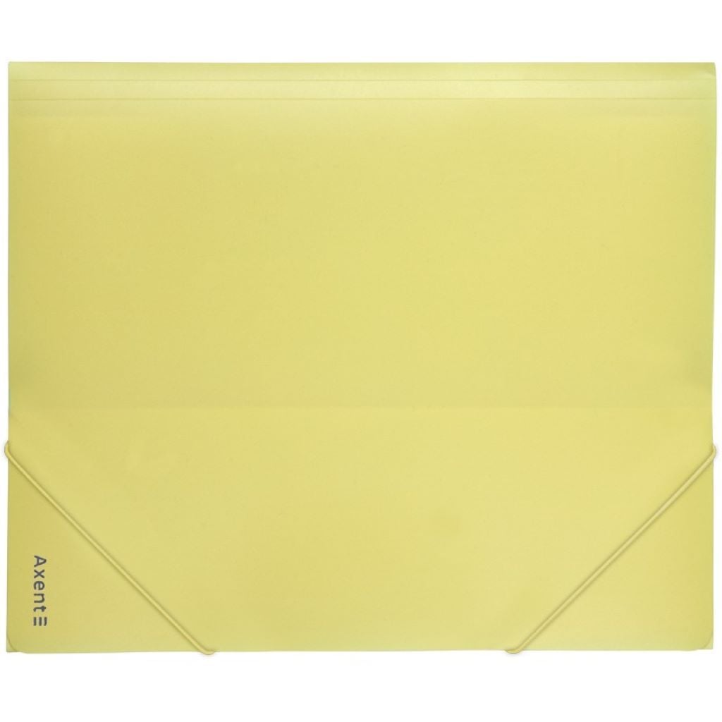 Папка конверт А5 на гумці жовта пластикова 1514-26-A Axent