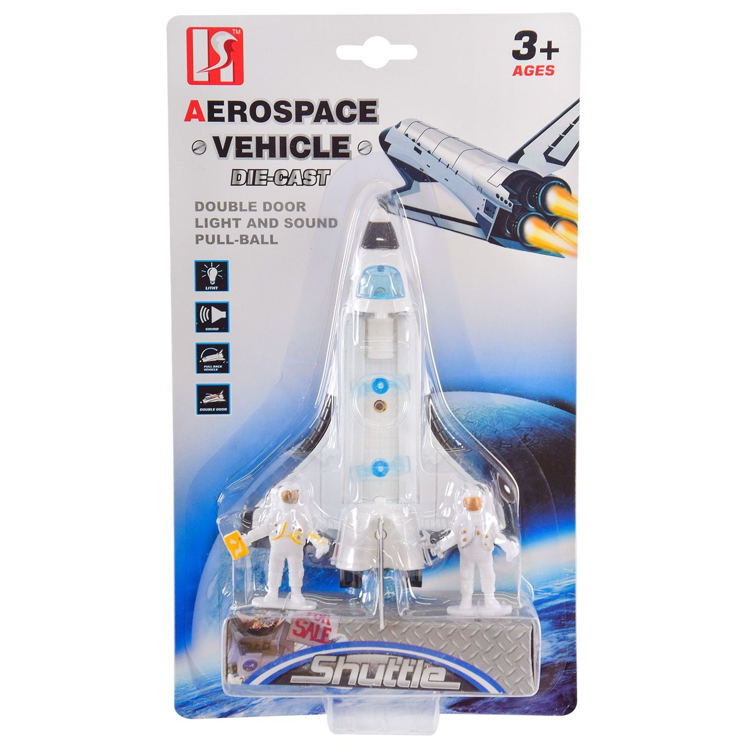 Іграшковий набір Космічний простір метал звуковий на планшетці 15*26*6 см HF9004 Китай