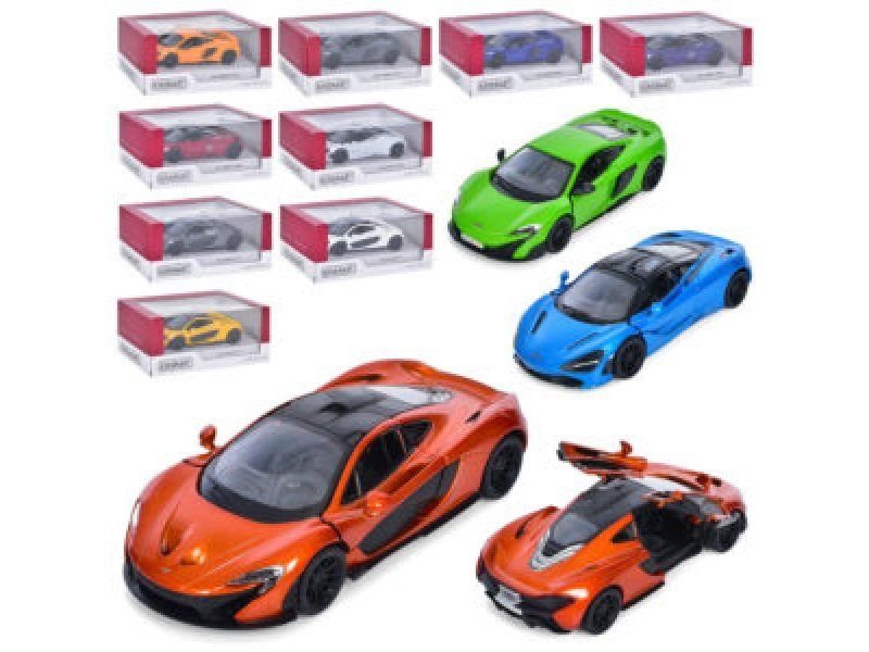 Машина MCLAREN COLLECTION метал 4 кольори у коробці 16 * 8,5 * 7см KT5449W kinsmart