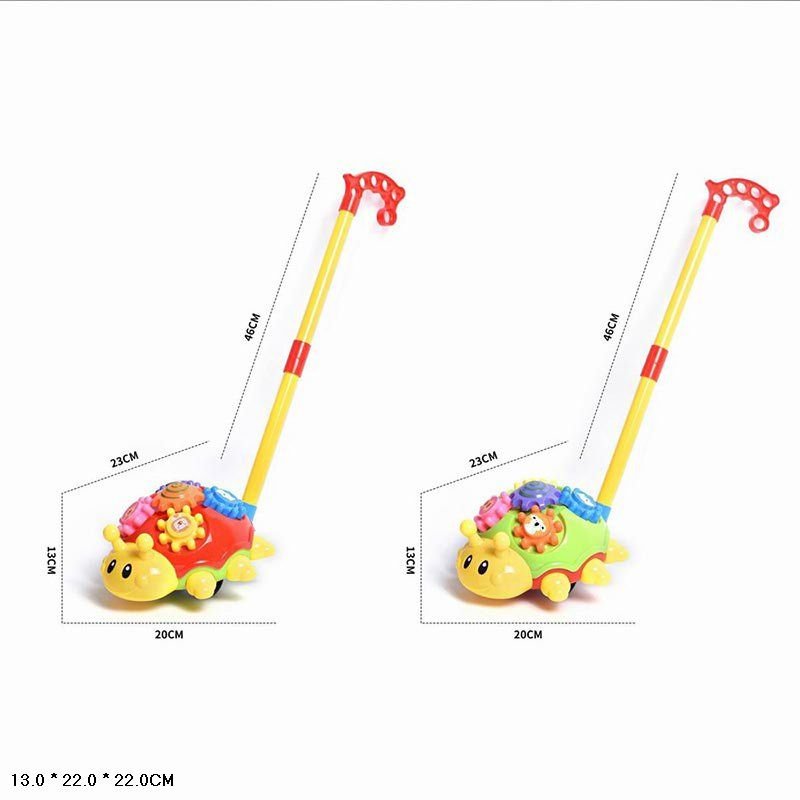 Каталка з палкою 46см Сонечко 13*20*23*см в пакеті 366 Китай