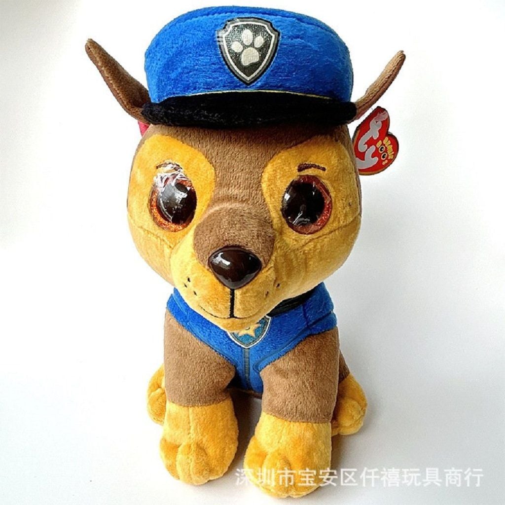 М'яка іграшка типу Цуценячий патруль 23-25 см скляні очи цуценя Гонщик E07 Ty