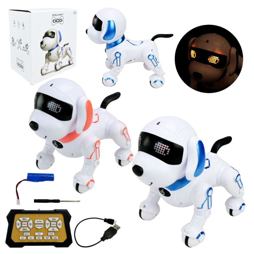 Робопес  р/к акум. звук світло  сенсорне керування в коробці 22*19*14см Y878 Китай