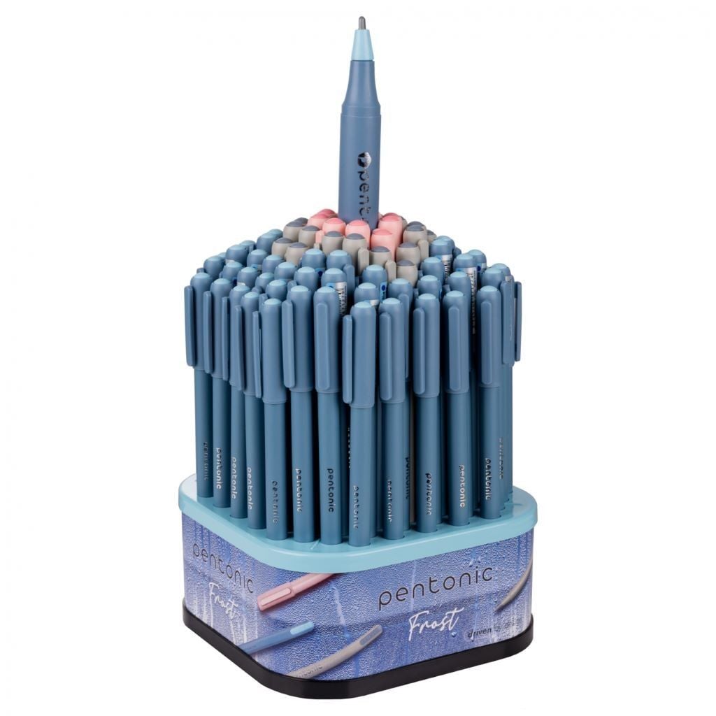 Ручка кулькова 0,7мм Frost LINC чорна 412220 Pentonic