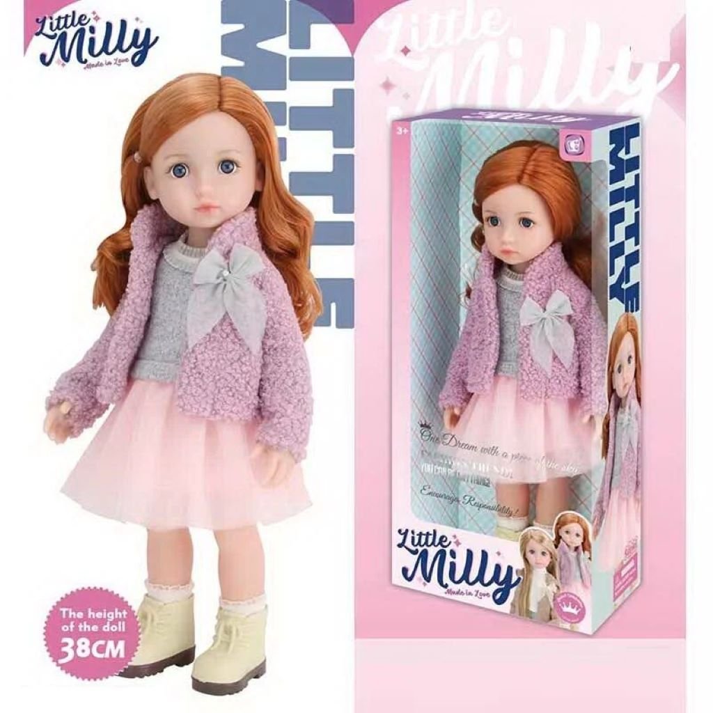 Лялька Zittle Milly 30см знімний одяг та взуття в коробці 40*18*10см 92017-B Китай