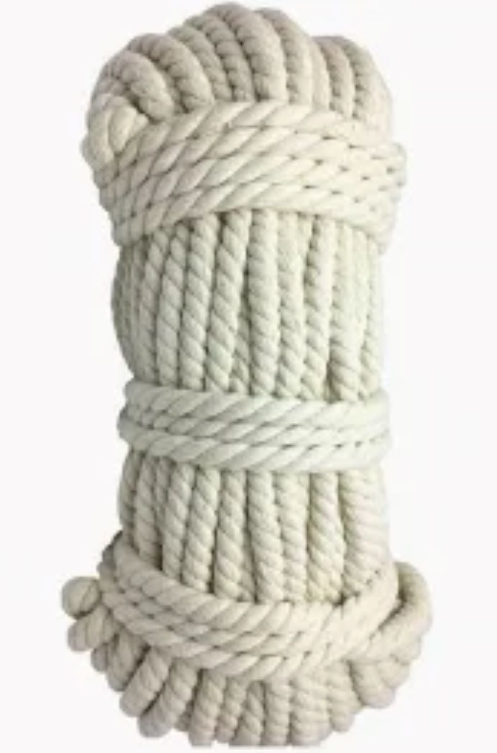 Канат бавовняний кручений 50м діаметр 8мм 9994949 Ділонг