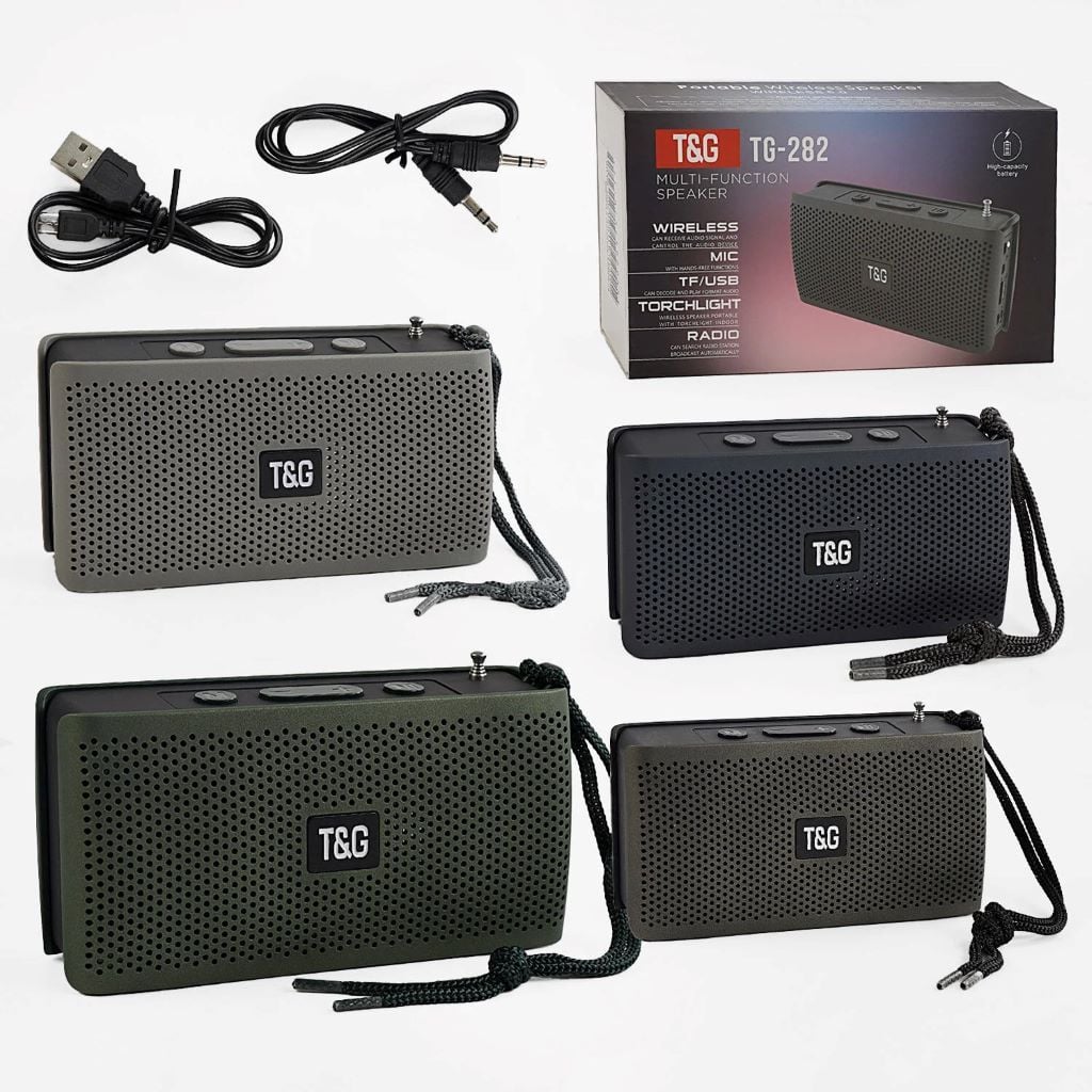 Колонка bluetooth від акумулятора ліхтарик радіо AUX-роз’єм в коробці 15*5*8см C67915 Китай