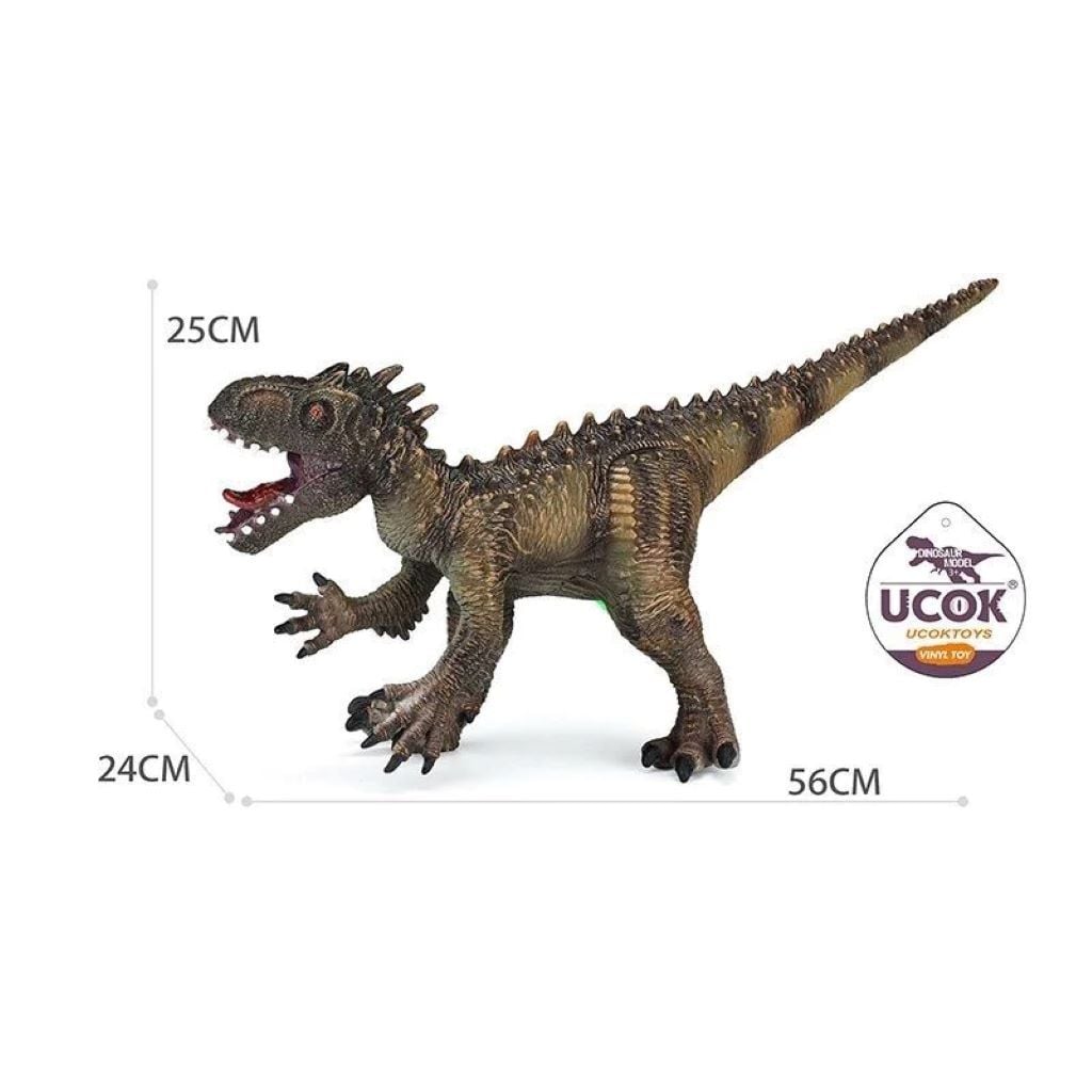 Динозавр гумовий звуки тварин на батарейках в пакеті 56*24*25см JQ-K22-1/7/11/13/23 Китай