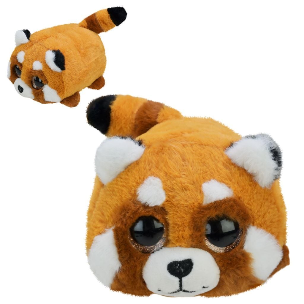 М'яка іграшка Батон Окастик Червона Панда 17см скляні великі очі Руда MJ2416 Китай