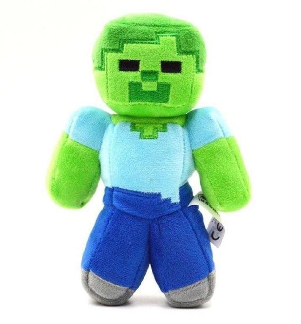 М’яка іграшка герої типу  Minecraft Зомбі 23см велюр на присосці зелений 2090054 Сонечко