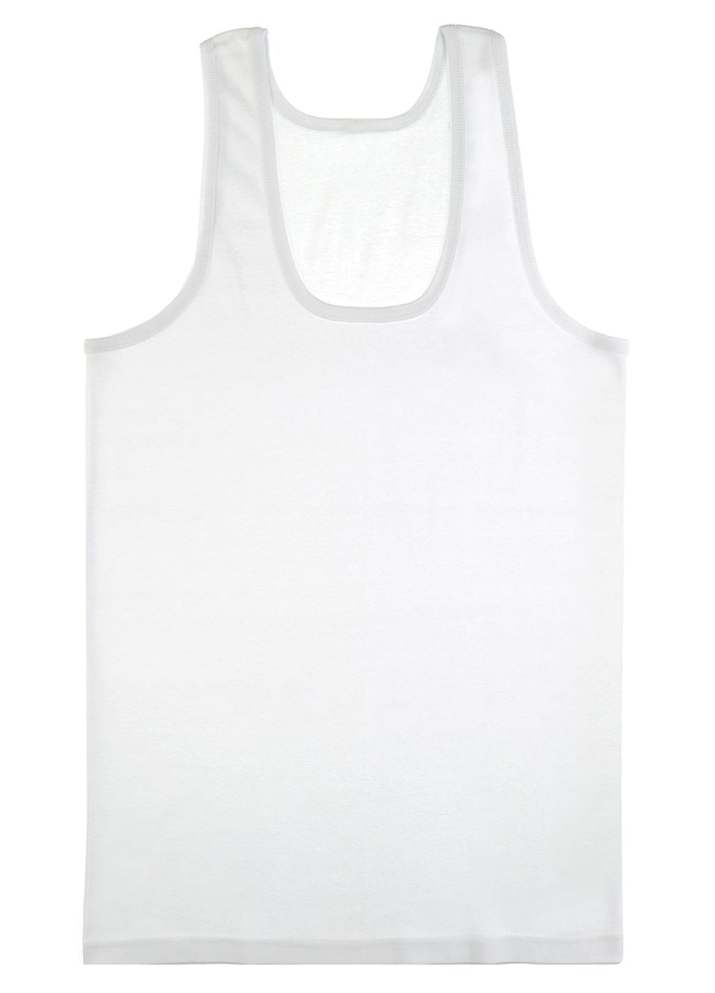 Майка для хлопчика класична трикотаж біла 7351 Donella XLр