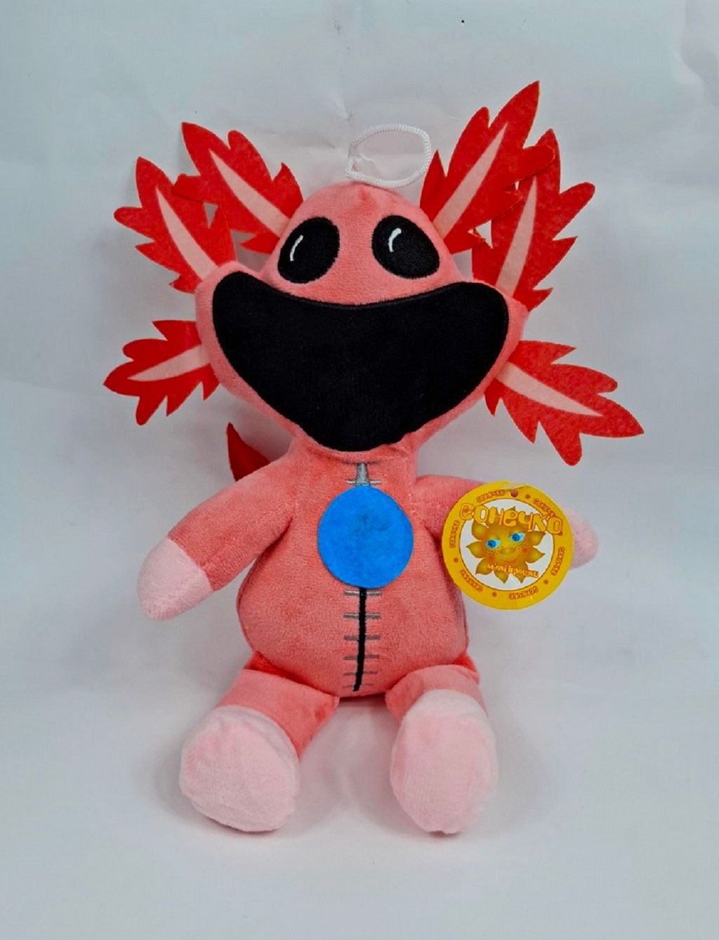 М'яка іграшка Усміхнені звірята з Poppy Playtime  30см  велюр персиковий 283001 Сонечко