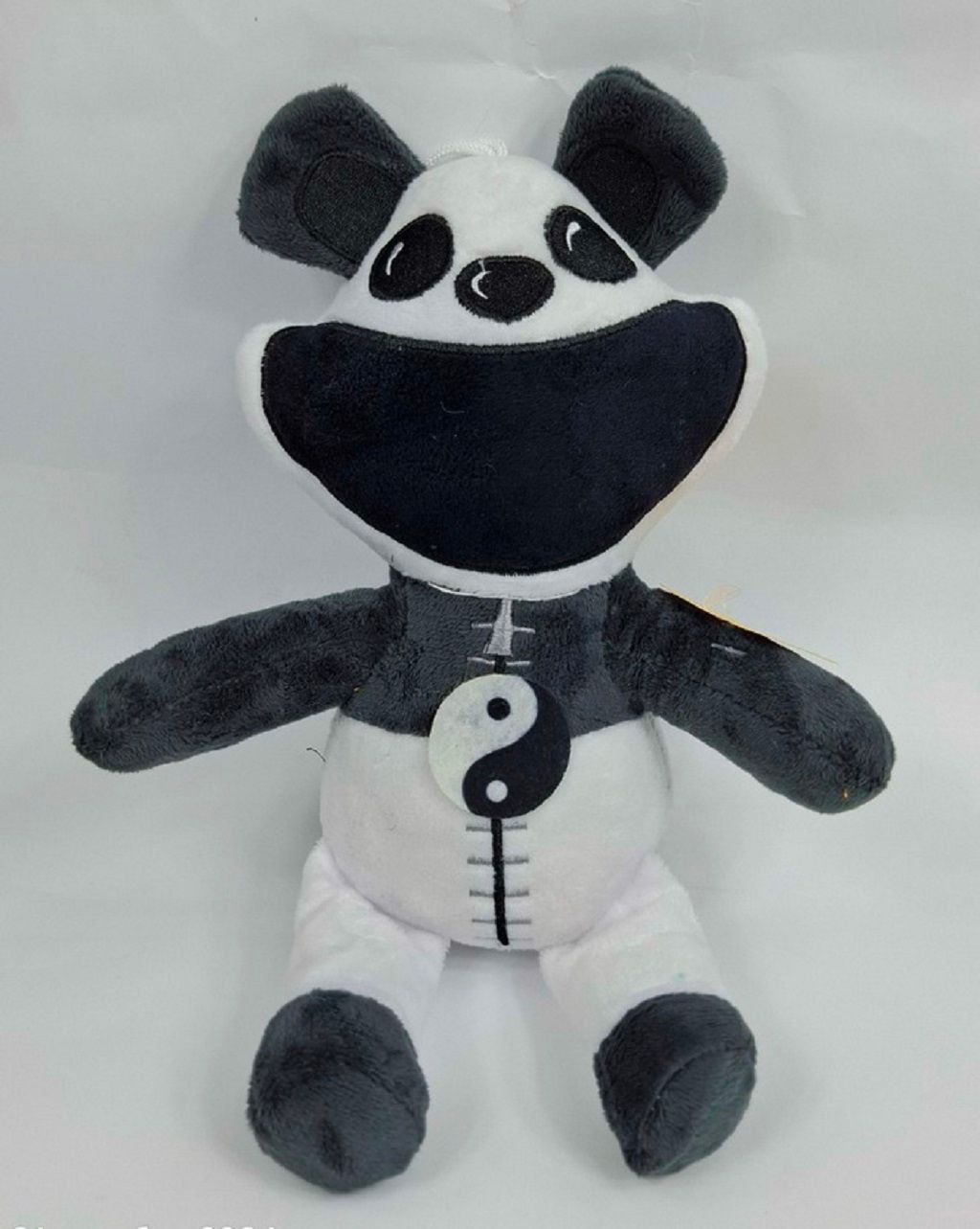 М'яка іграшка Усміхнені звірята з Poppy Playtime  30см  велюр чорно-білий 283003 Сонечко