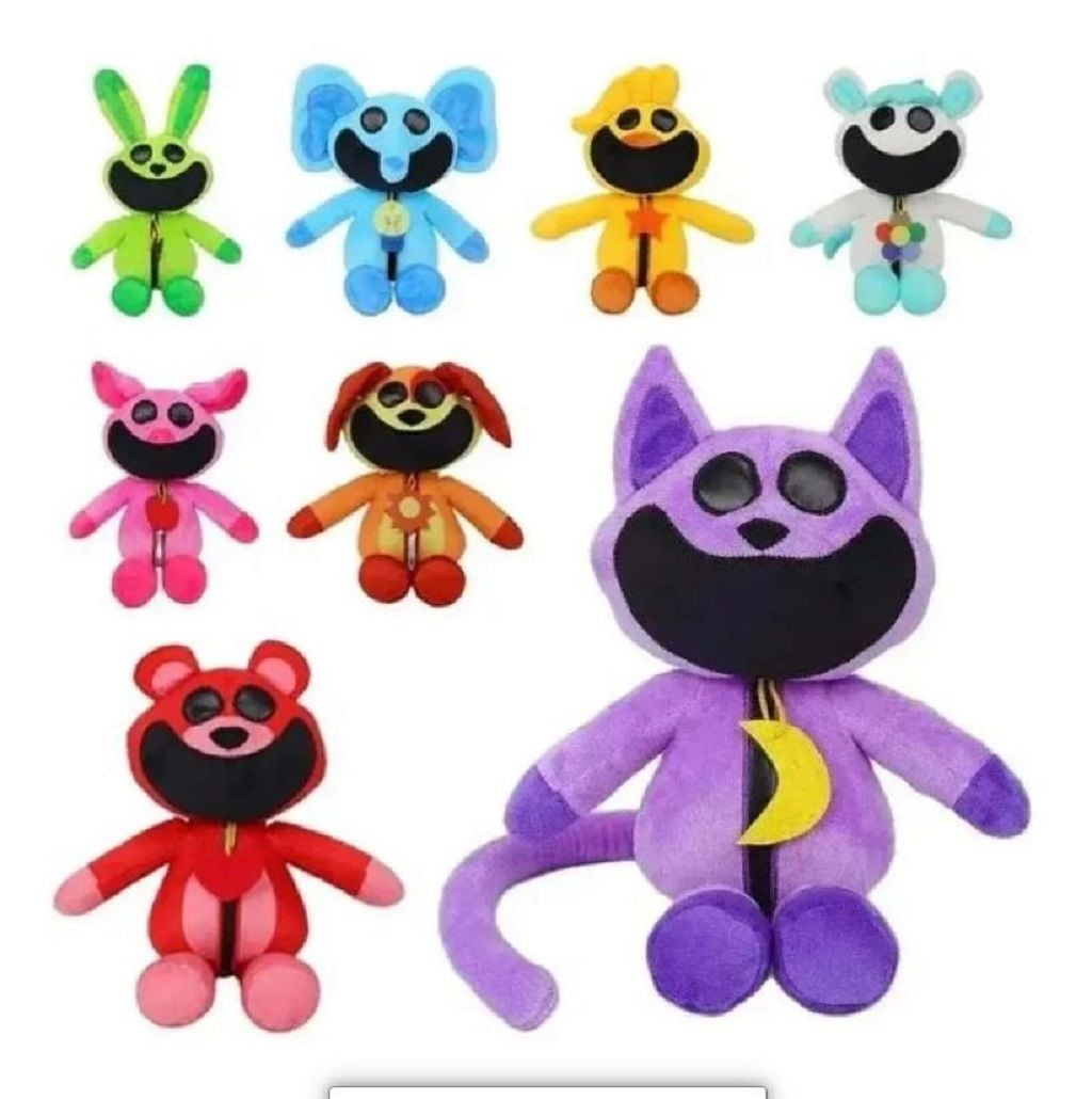 Брелок Тварини 15см Усміхнені звірята з Poppy Playtime велюр мікс видів велюр 262192 Сонечко