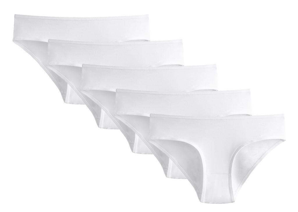 Труси для дівчинки плавками трикотаж однотонні білі 519501 Donella 10-11рр