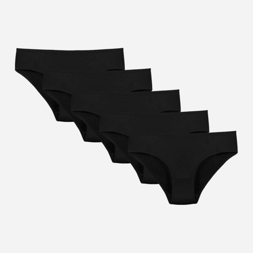 Труси для дівчинки плавками трикотаж однотонні чорний 5195S Donella 10-11рр