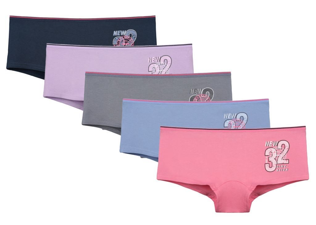 Труси для дівчинки півшортами трикотаж з малюнком 32 New мікс кольорів 5771PB21 Donella 14-15р