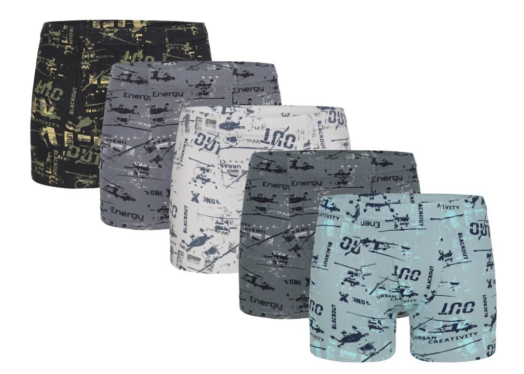 Труси для хлопчиків боксери з малюнком мікс  кольорів 758116 Donella 6-7рр