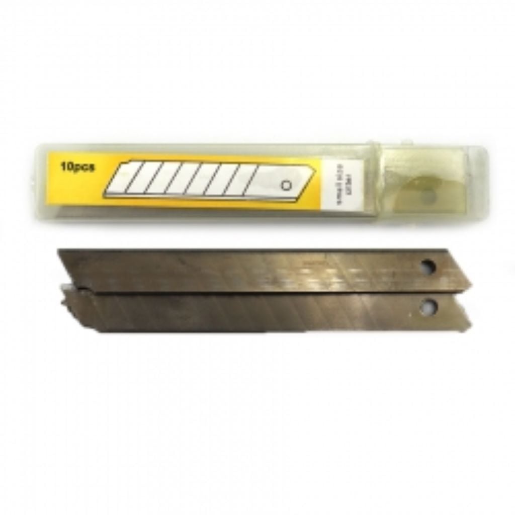 Лезо для ножа 9мм 10шт в  пластиковій тубі 19825LZ-9 Китай