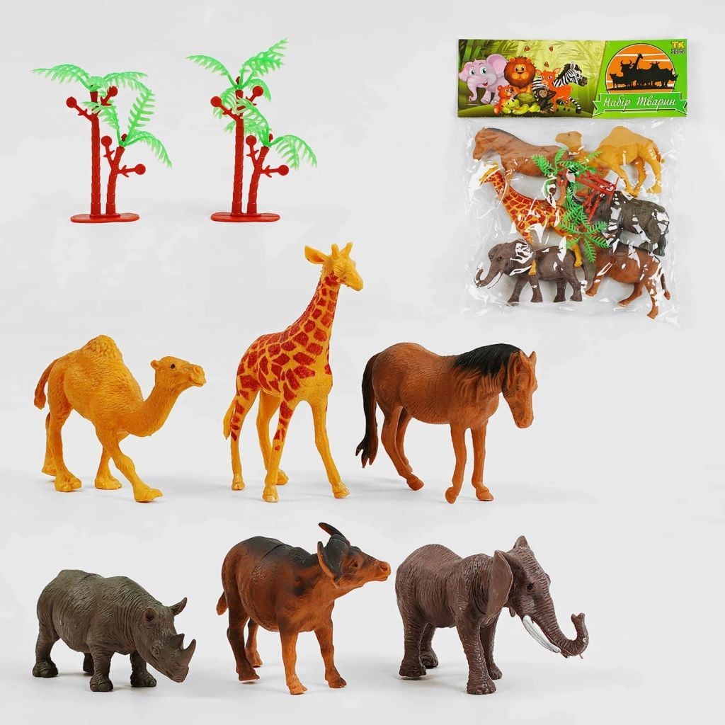 Набір диких тварин 6 тварин у пакеті 21*5*26см TK-02735 TK Group