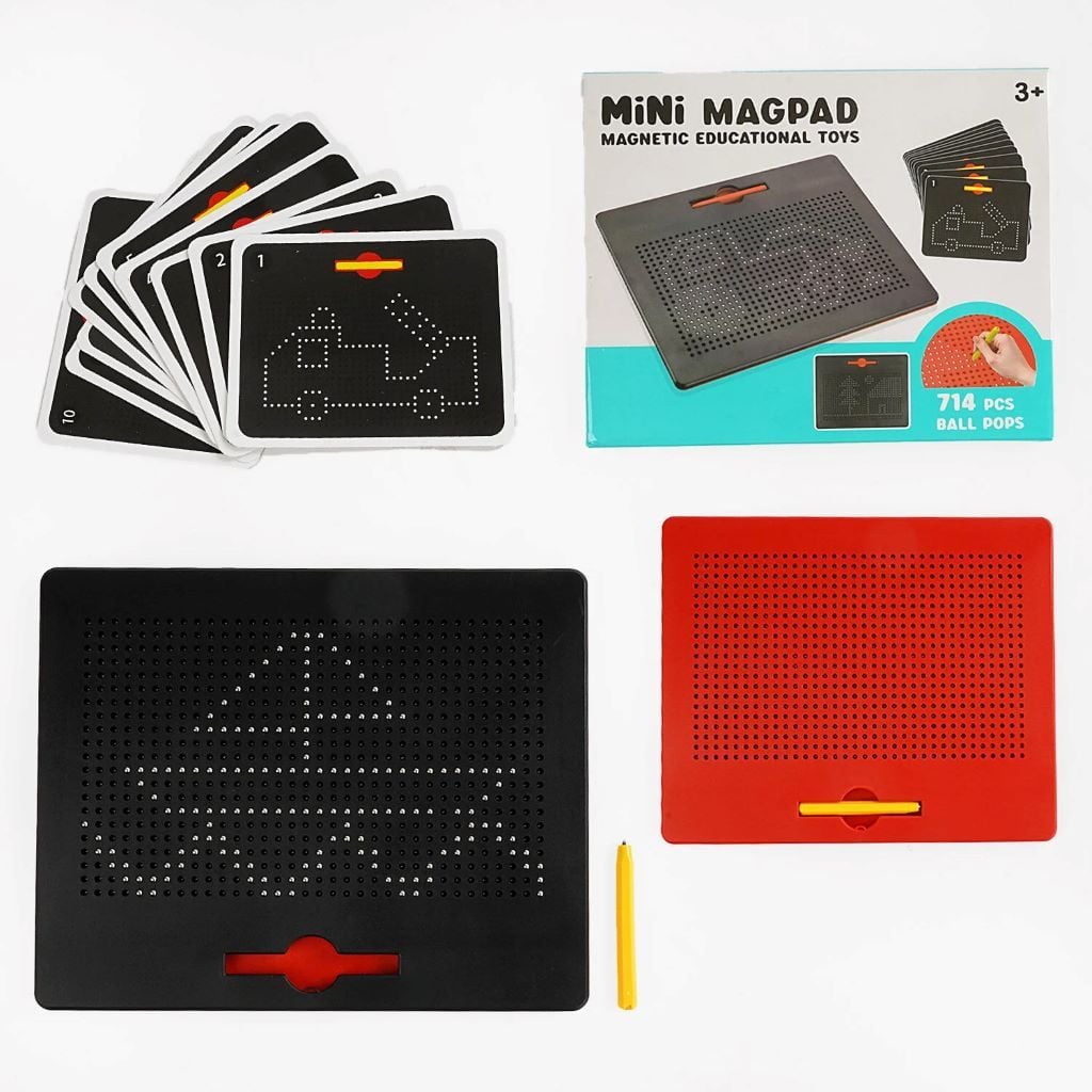 Мозаїка магнітна стілус картки із завданнями 2 кольори у коробці 949-4 Китай