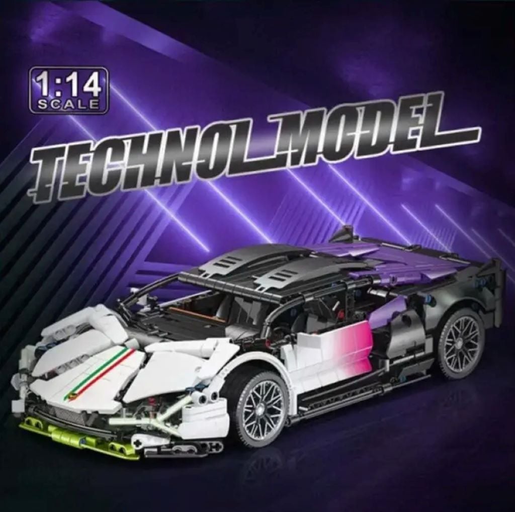 Конструктор типу лего Машина спортивна 1:14 у коробці 45*30*7см 7103 Китай