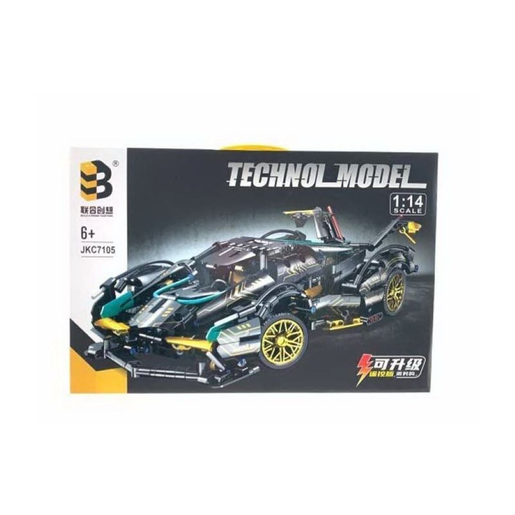 Конструктор типу лего Машина спортивна 1:14 у коробці 45*30*7см 7105 Китай