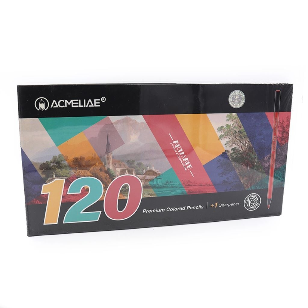 Олівці  кольорові 120шт 120кол 3мм Premium в коробці 17*15,5*2см  9402A-120 Acmeliae