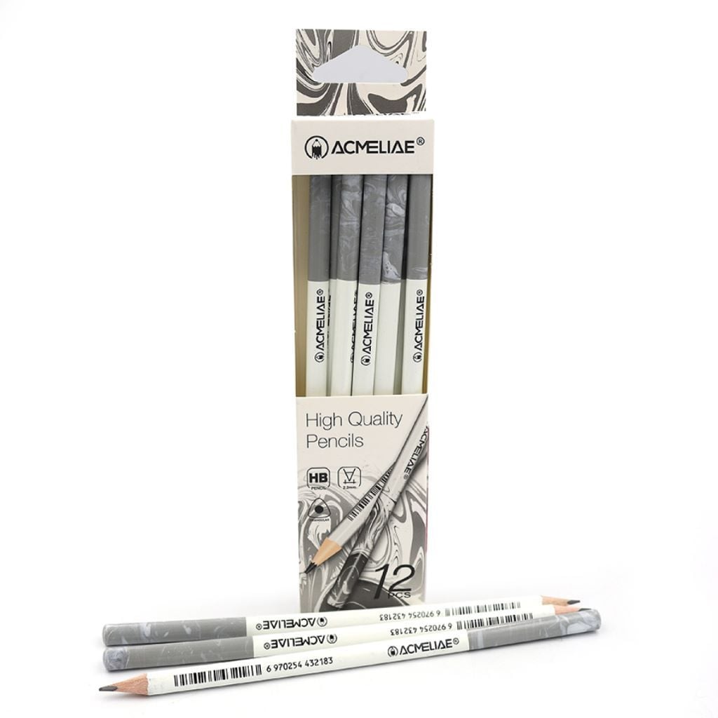 Олівець простий ч/гр тригранний HB 2,2мм High Quality Pencils 43219 Acmeliae
