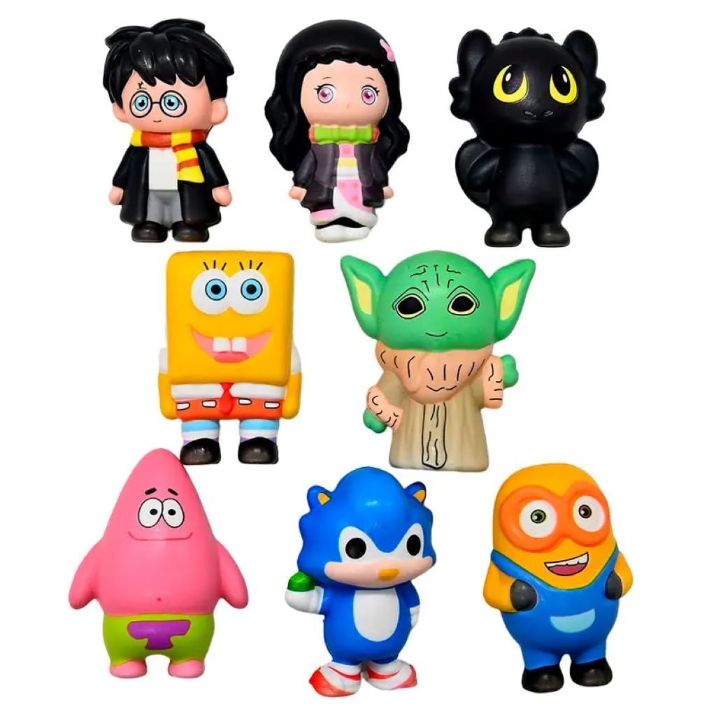 Антистрес сквіш паралон Мультгерої 11*7см мікс видів в пакеті C68759 Китай