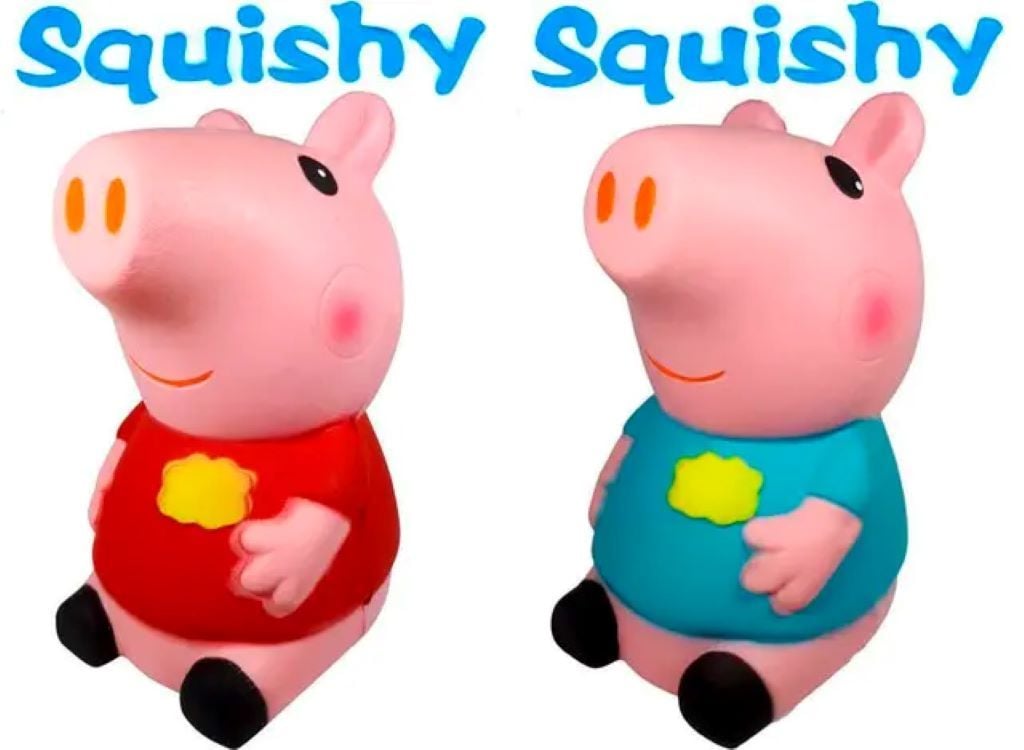 Антистрес сквіш паралон типу Свинка Пепа 11*8см в пакеті C68905 Китай