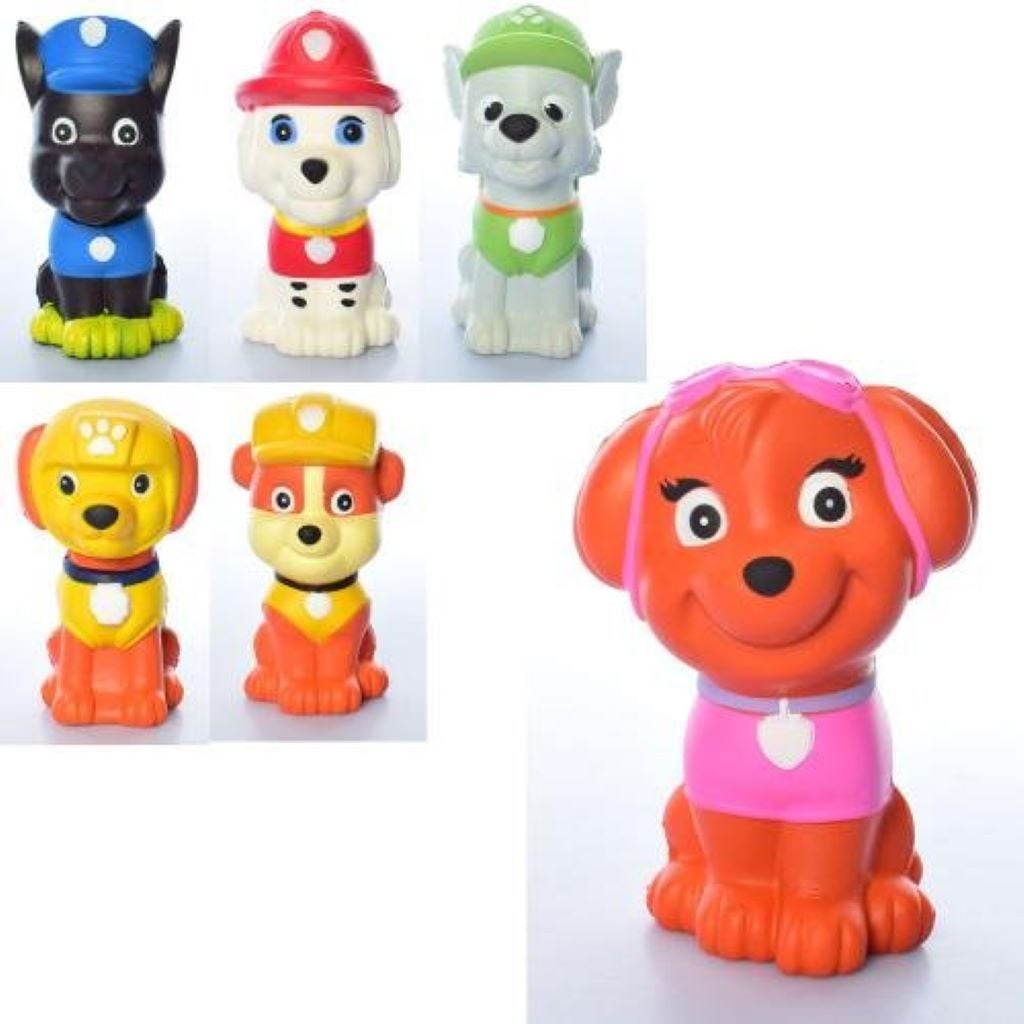 Антистрес сквіш паралон типу Цуценячий патруль 14*7см мікс видів в пакеті C68904 Китай