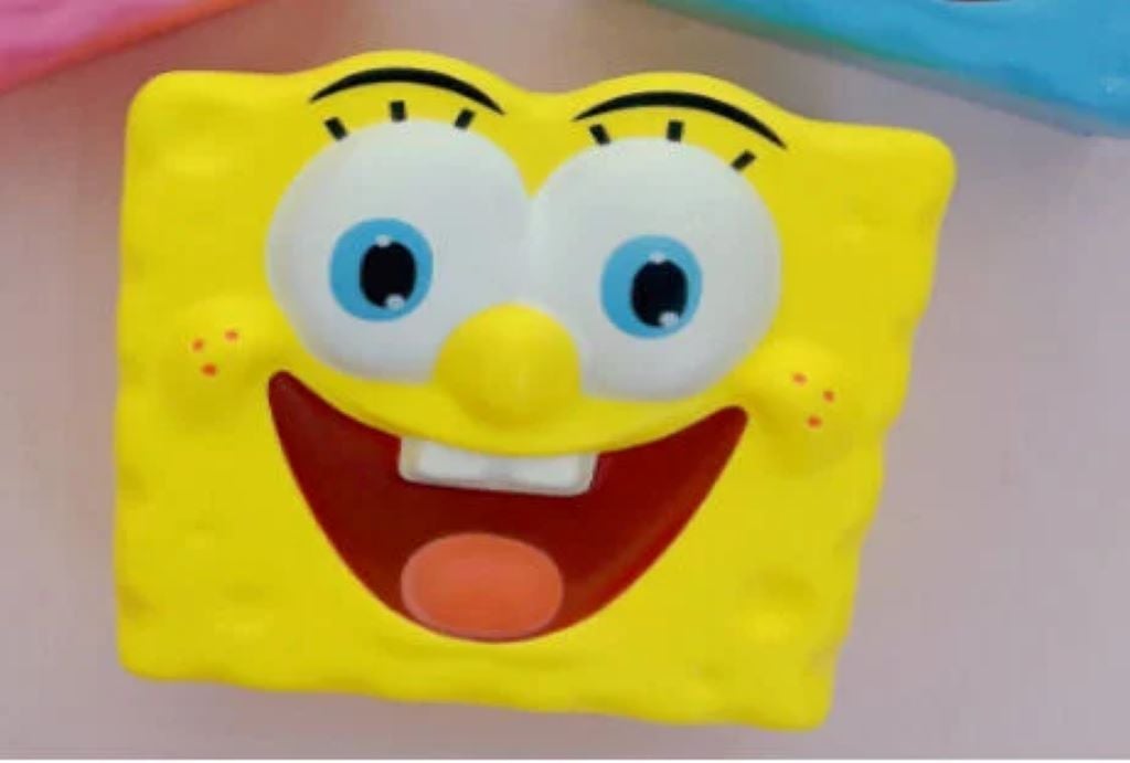 Антистрес сквіш паралон Губка Боб 10*10*5см в пакеті C68892 Китай