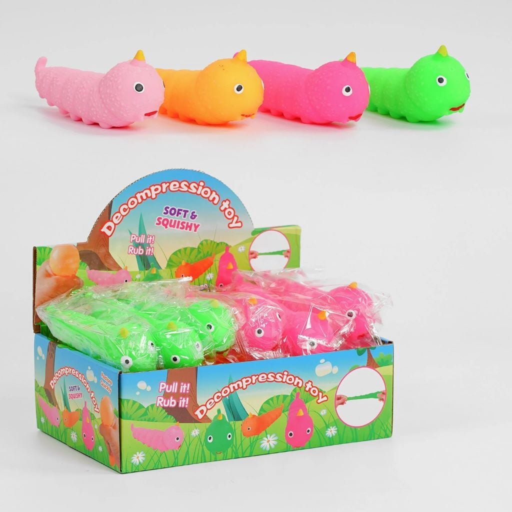 Антистрес сквіш піна Гусінь 14см в пакеті C55414 Китай