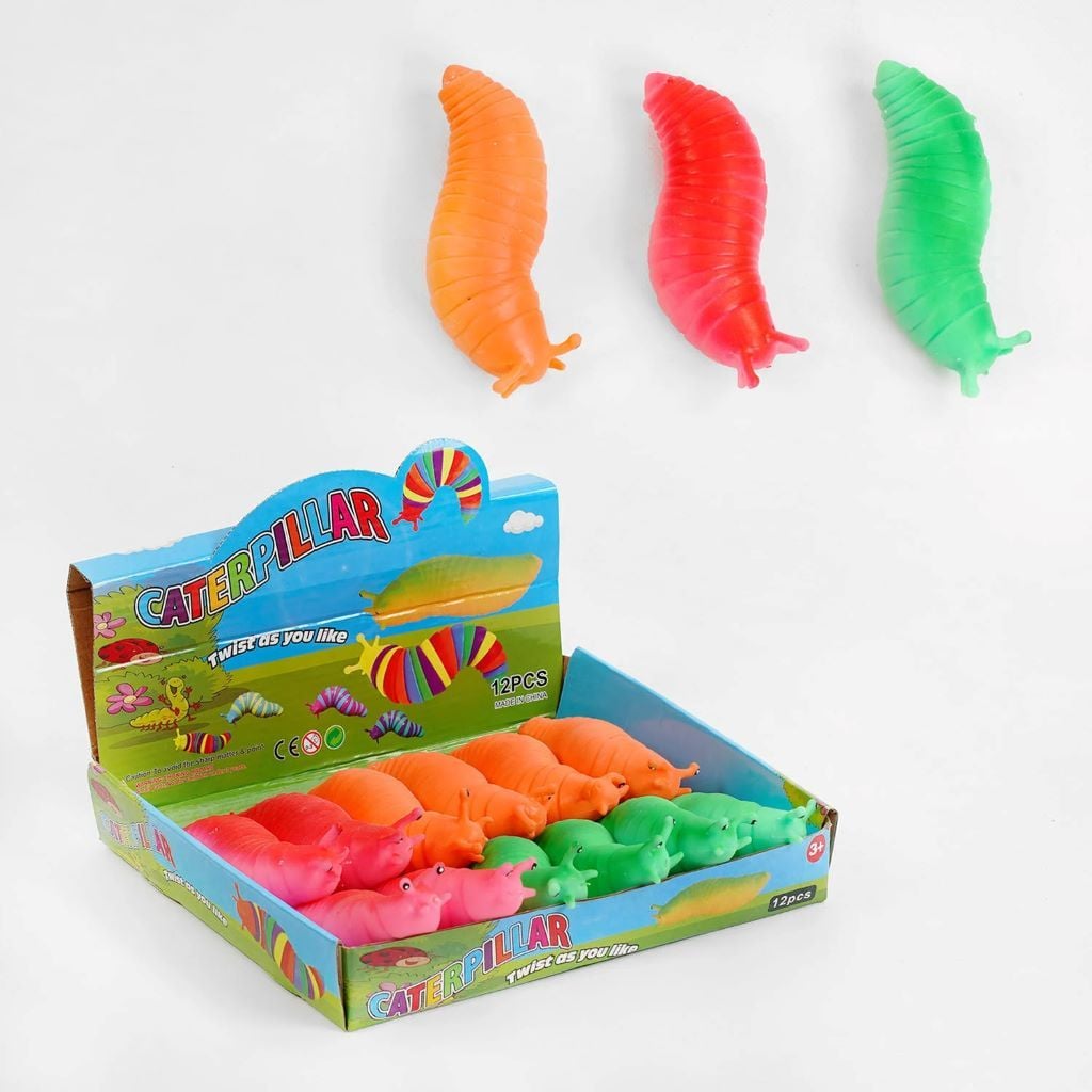 Антистрес сквіш піна Слимак 12см мікс кольорів в пакеті C56596 Китай