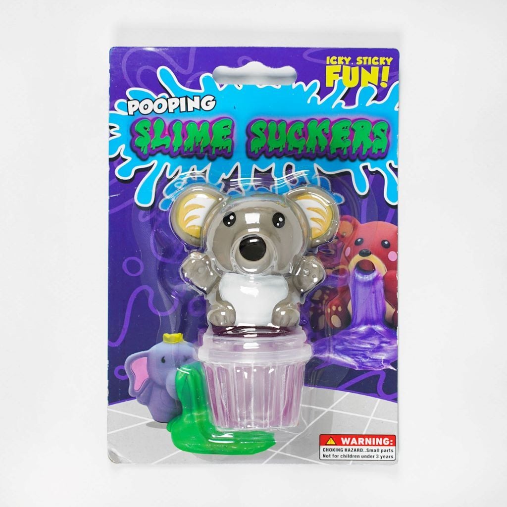 Антистрес лизун у баночці фігурка Коали гумова на планшеті 18*12см C61118 Китай