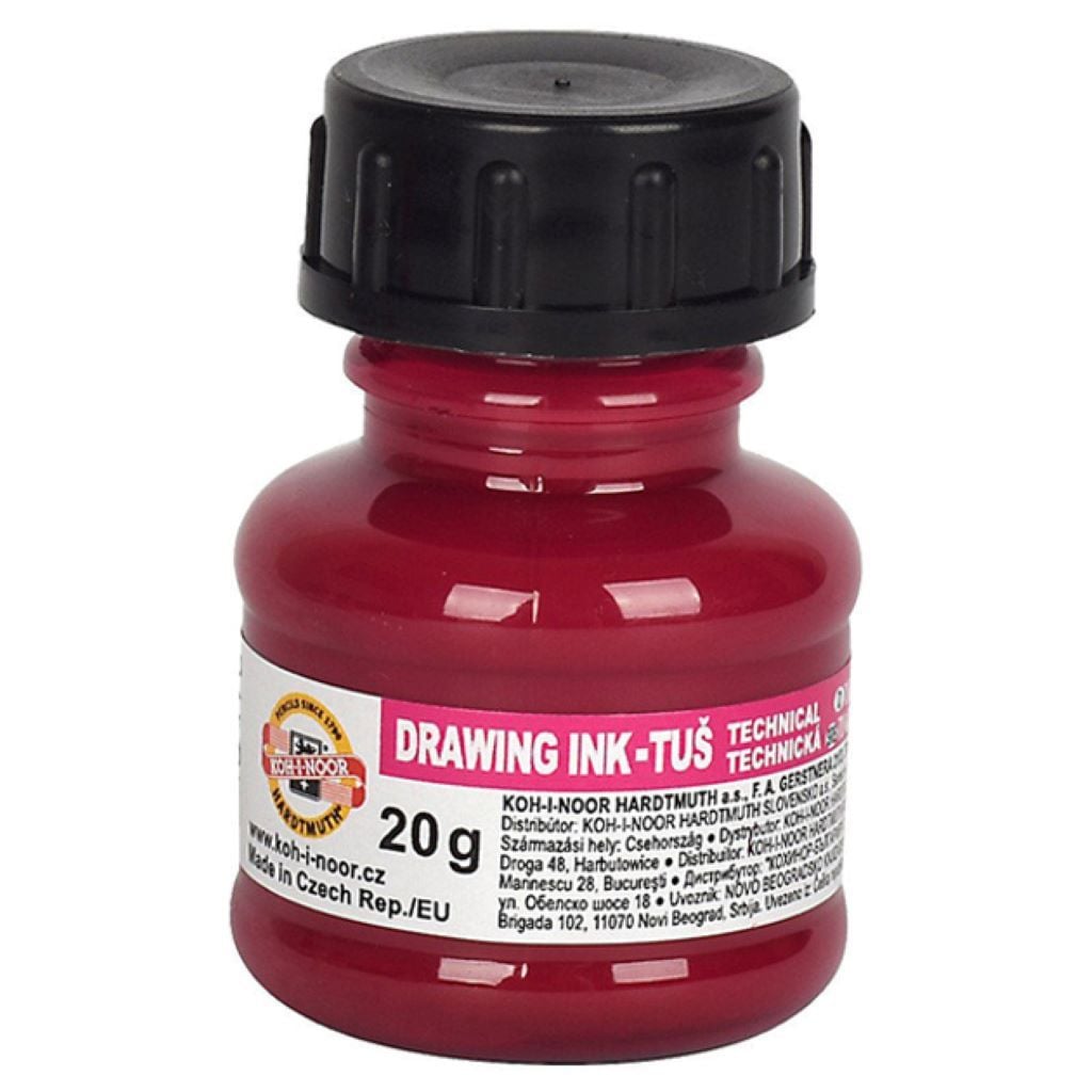 Туш рідка пурпурна 20гр в баночці 1417005 Koh-i-noor