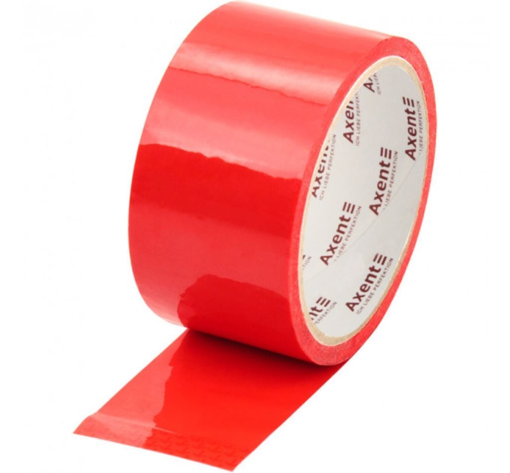 Скотч червоний 48мм*35м 40мкм пакувальний 3044-06-A Axent