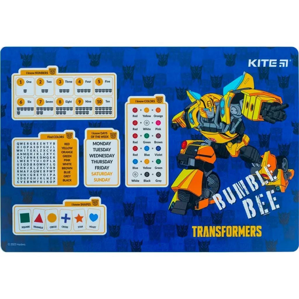 Підкладка настільна 42,5*29см Transformers TF23-207 Kite