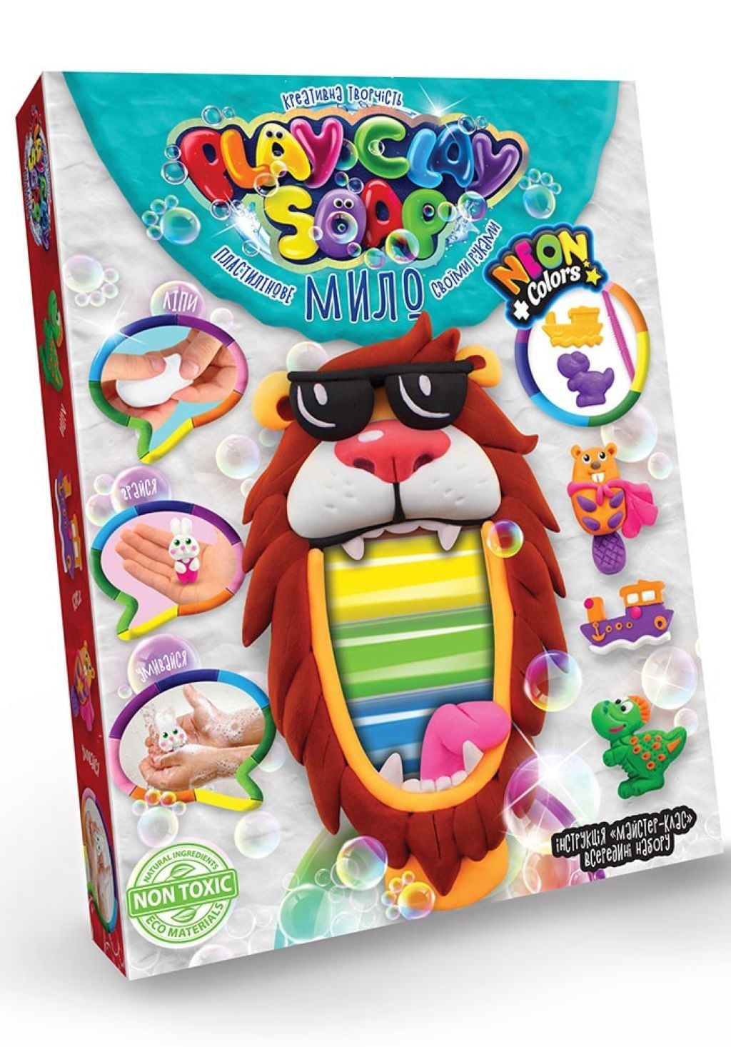 Креативна творчість Пластилінове мило Play Clay Soap в коробці 18*13*2см PCS-03-03U Danko toys