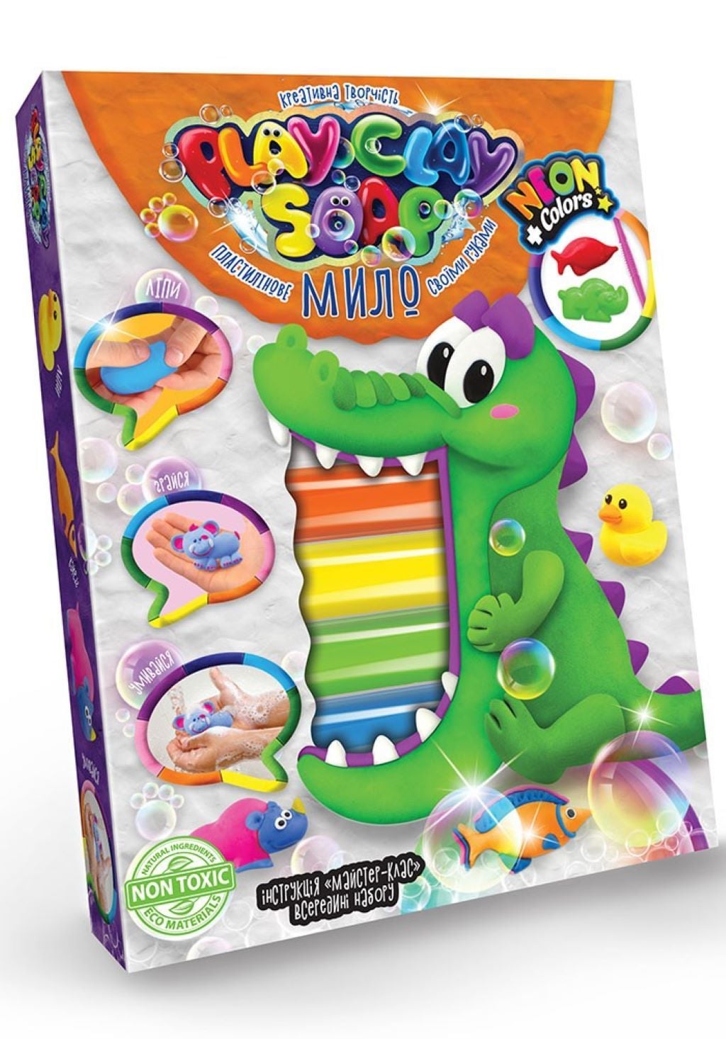 Креативна творчість Пластилінове мило Play Clay Soap в коробці 18*13*2см PCS-03-02U Danko toys