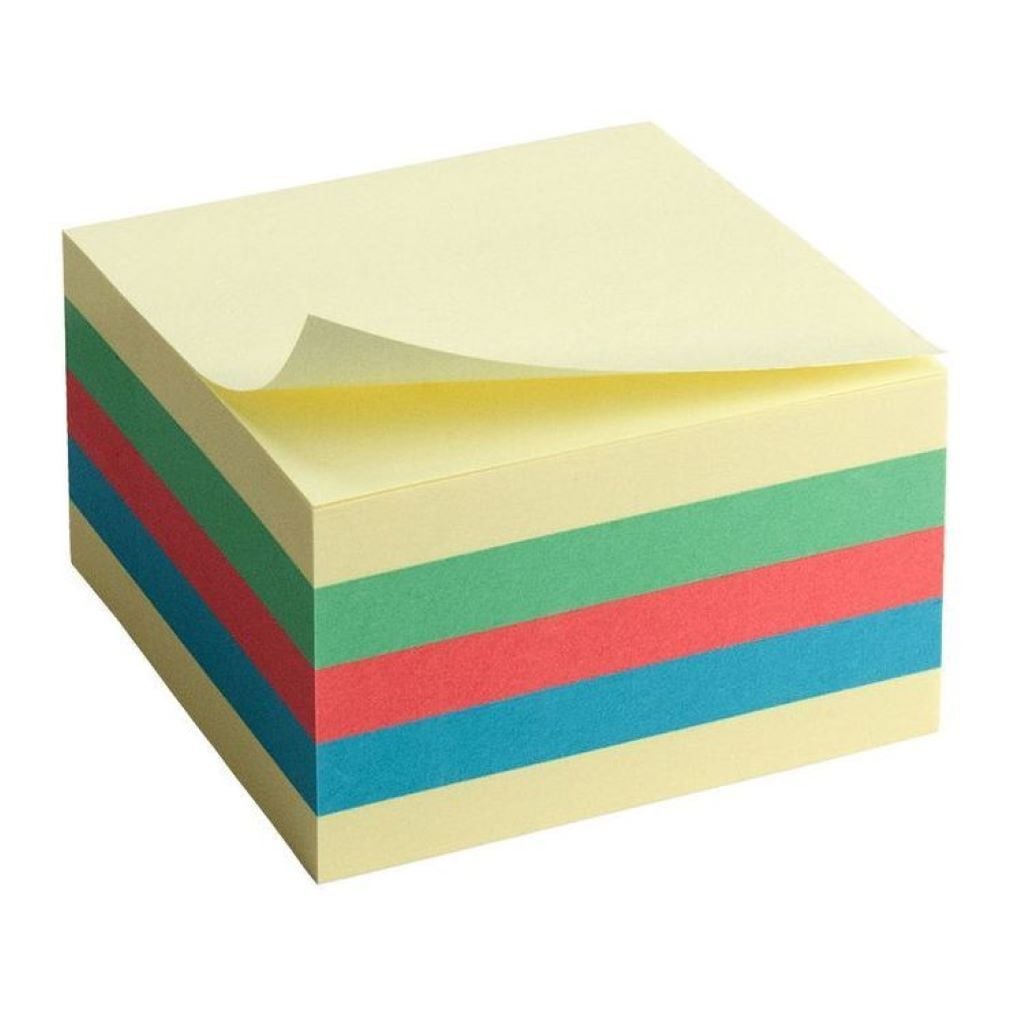 Папір для нотаток з клейким шаром 75*75мм блок 450арк 2324-00-A Axent