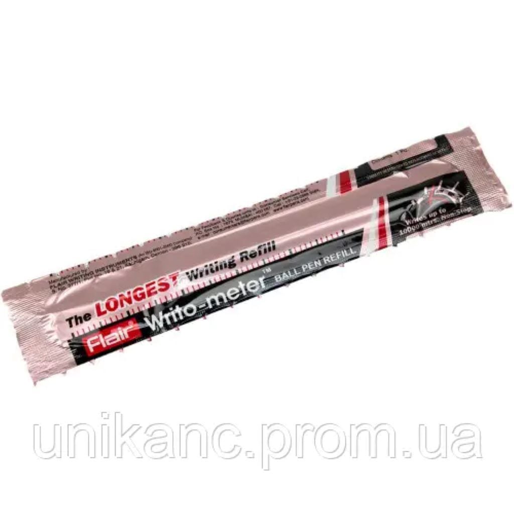 Стрижень кульковий 10км Writo meter червоний 8990 Flair