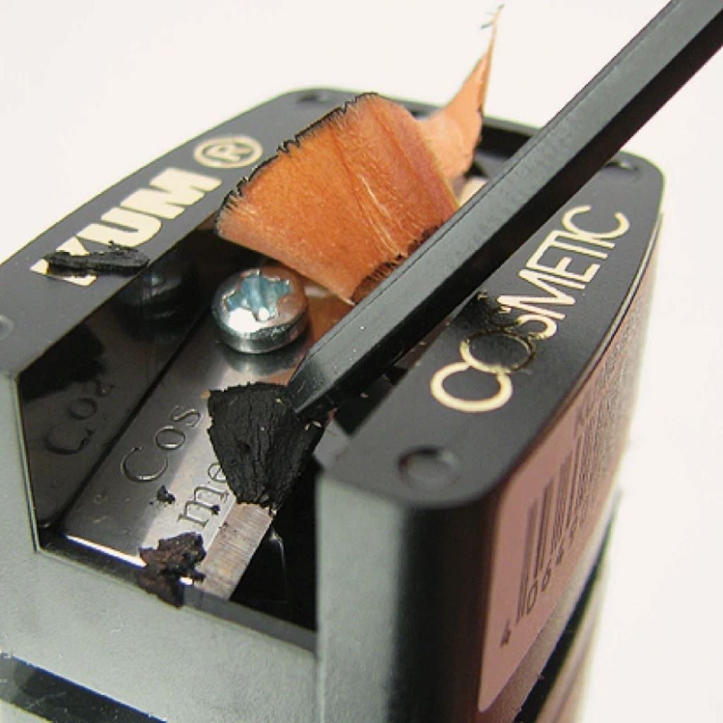 Точилка пластикова косметична KUM без контейнера пурпурова 6005 Німеччина